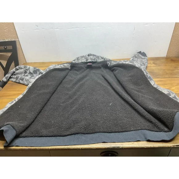 MMA Elite Full Zip Hoodie Men’s Size 2XL Skulls Aop Graphic Sherpa Y2K - Picture 10 of 12